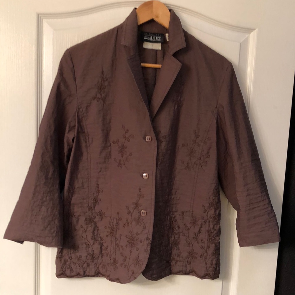 Casual 3/4-Sleeve Blazer